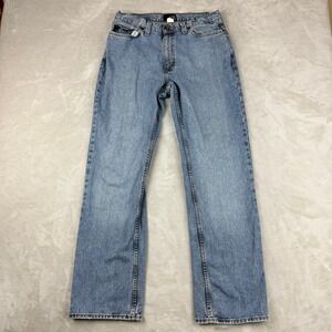 Vans Jeans Mens Meas 32x31.5 Blue Straight Light Wash Skater Streetwear Y2K 2008